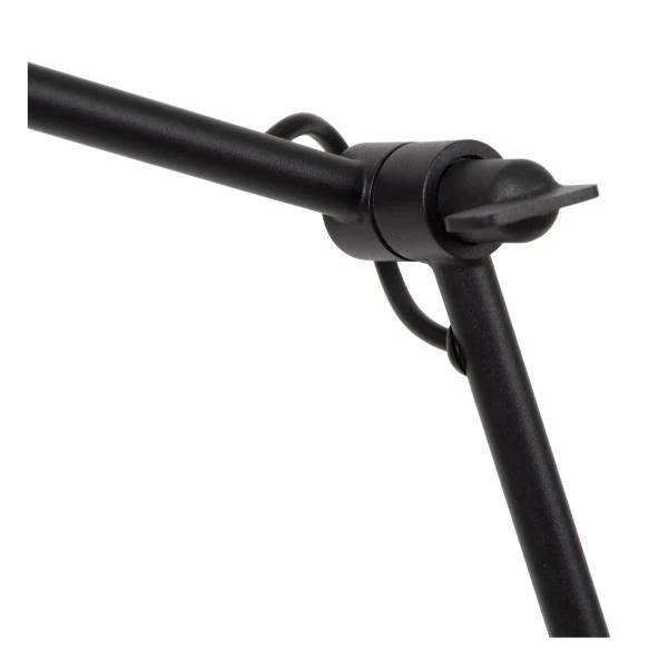 Lucide MILNE - Floor lamp - LED Dim. - 1x8W 2700K - Black - detail 2
